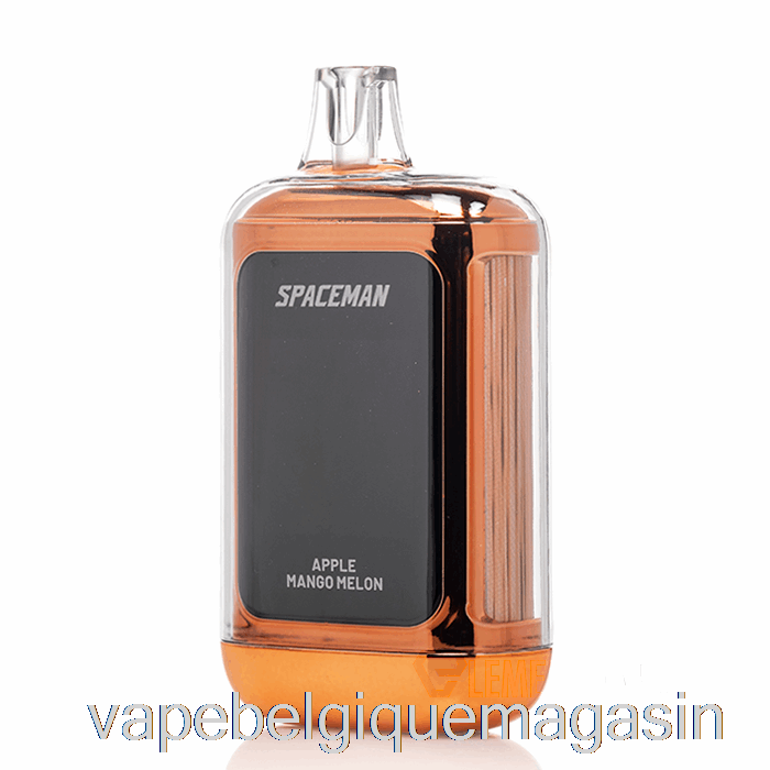 Vape Shop Bruxelles Spaceman Courbe 18k Jetable Pomme Mangue Melon